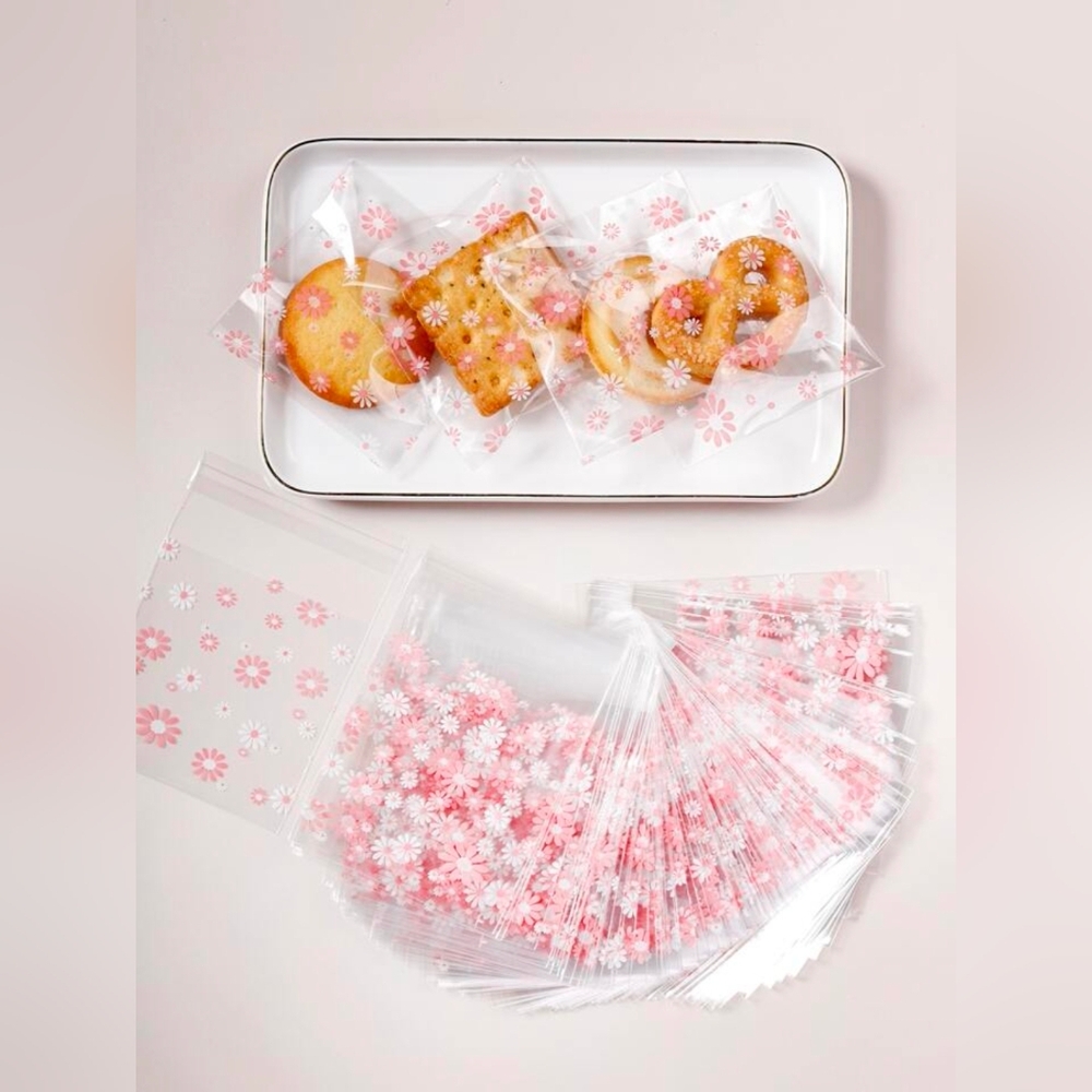 Self Sealing Daisies Bags- 50 CT - Picture 4 of 4
